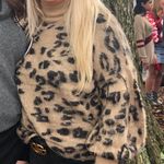 fab'rik Leopard Oversized Sweater Photo 0