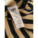 Beach Riot Ava Pullover Stripes Cropped Metallic Gold Acrylic lounge Sweater XL Photo 7