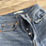 Levi's Levi’s Wedgie Skinny Distressed Button Fly Jeans Women’s 24 Blue High Rise Photo 1
