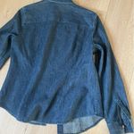 Talbots Women's Denim Button-Up Shirt Photo 3