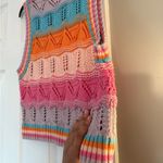 ZARA multicolor knit vest sweater Photo 4
