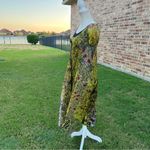 Fuzzi Multicolor Short Sleeve Long Maxi Mesh Dress Size XS Photo 8