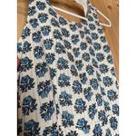 Lulus NWT  Flirty Fave Ivory Floral Print Tie-Back Midi Dress Bohemian Summer M Photo 6