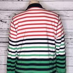 Alfred Dunner Size 18 Stripe w/ Sailboat Embellishment Snap Button Knit Jacket Photo 4