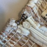 Aeropostale Spaghetti Strap Plaid Mini Dress w/ Slit @ Hem Brown/Cream Sz L Photo 7