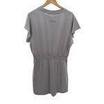 Grey State Cleo Dress Size 4 Flutter‎ Sleeve Gray Terry Mini Dress Comfy Casual Photo 3