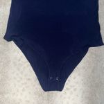 Flirtitude Navy Blue Sleeveless Bodysuit Photo 3