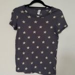 Alternative Apparel Earth Navy Blue White Star Fitted Tshirt Size S Photo 0