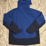 Eddie Bauer Blue Performance Jacket with Hood Platinum Vodka Logo Photo 1