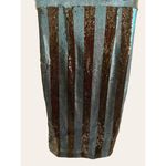 Milly  Black Blue Sequin Striped Veronica Sleeveless Cocktail Dress Size 2 Photo 4