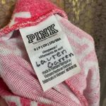 PINK - Victoria's Secret  Hot Pink White Ruffle Pajama Lounge Shorts Small Photo 2