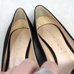 Casadei  Silk Satin Knot Bow Chunky Platform Stiletto Pumps High Heels Black 6 Photo 8