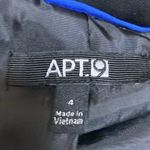 Apt. 9  Women's Black Long Sleeve One Button Notch Blazer Coat Suit Jacket Size 4 Photo 2