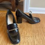 Enzo Angiolini Chic Black Heels with Metallic Accent Photo 2