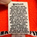 PINK - Victoria's Secret PINK Victoria’s Secret Orange Logo Pullover Hooded Sweatshirt, Sz Small Photo 10