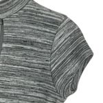 Black Bead Womens Short Sleeve Ribbed Bodysuit, One Piece Grey, White, S NWOT Photo 3