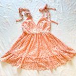 Macy's NWT Small Baby Pink Polka Dot Babydoll Top Tie Shoulders Satin Lingerie Bridal Photo 0