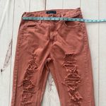 Aeropostale 90s Baggy Jeans Women's 8R Red Denim Distressed Y2K Straight Pants Photo 10