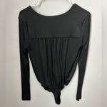 Free People  Turnt Thong Bodysuit Black S P Photo 8