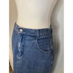 Collections Plus Denim Blue Jean Midi Skirt Straight Fit 5 Pocket Size 14 Photo 2
