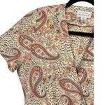 Adrianna Papell Adrianna Papel Vintage 100% Silk Paisley Wrap Dress Size 8 Feminine Old Money Photo 5