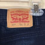 Levi's Levi’s Juniors’ 14 / Women’s 27 511 Slim Dark Wash Skinny Denim Jeans Photo 8