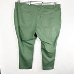 Woman Within  Plus Size 30WP Jeans Green Straight‎ Leg Stretch Pockets 149 Photo 1