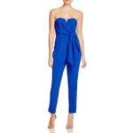 Yumi Kim  Cocktail Strapless Jumpsuit Small Royal Blue Party Occasion Event Glam Photo 1