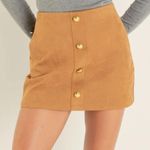 English Factory  Suede Mini Skort Photo 0