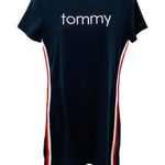 Tommy Hilfiger  Shirt Dress‎ Womens Small Logo Red White Blue 90s Photo 0