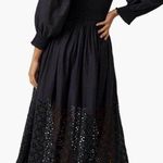 Free People  Perfect Storm Smocked Eyelet long Sleeve Maxi Dress, Medium, $168 Photo 1