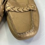 Cole Haan  metallic Leather Loafer Mules Size 7 slide braid detail Photo 2