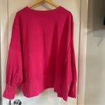 Fantastic Fawn French Terry Let’s Go Girls Sequin Sweatshirt. Hot pink. Medium. Photo 3