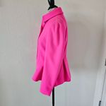 Ted Baker Bright Pink Bracti Peplum Jacket Coat Size 3 US 8 Wool Fuchsia Photo 2