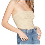 Free People NWT  “Out West” Corset Crop Top Photo 1
