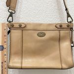 Fossil Vintage Revival ZB5406 Natural Tan Beige Cowhide Leather Crossbody Bag Photo 9