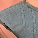 Vintage Inner Visions Ship'n Shore Blue Cable Knit Sweater Vest L USA New Preppy Size L Photo 13