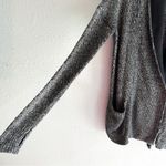 Lululemon Post Practice Cardigan Ghost/Black Size 8 (Approx.) Photo 3