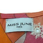 Miss June Long Scarlett Maxi Dress Multicolor Tropical Floral Women’s One Size Pink Photo 11