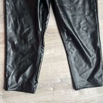 Abercrombie & Fitch  the ankle straight ultra high rise vegan leather pants Photo 4