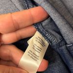 Zenergy by Chico's Size 1 M/L Blue Denim Moto Jacket Hoodie Sweatshirt Size M Photo 13