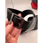 United Nude Shoes Women 9 Black Delta Run Patent Leather Red Gem Block Heel Photo 9