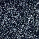 La Regale  Scalloped Black Beaded Ornate Evening Clutch Purse, Crossbody Chain Photo 6