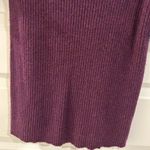 Loft  Short Sleeve Ribbed Sweater Purple Size S Photo 10