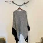 CAbi  Pepper Fringe Cape Sweater 3361 Photo 5