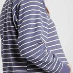Isabel Maternity  by Ingrid & Isabel Striped Crewneck Sweatshirt Photo 1