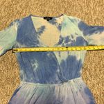Lulus Land and Sea light blue tie-dye long-sleeve romper size XS Photo 7
