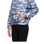 Reebok NWT  Ladies Woven Print Quarter Zip Windbreaker with pocket Photo 7