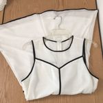 Bleuh Ciel New Women’s  Midi Dress Stretchy Lightweight White Black Size Large Photo 2