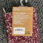 American Eagle New  Ribbed Boot Socks womens Red White Marled thick tall Photo 2